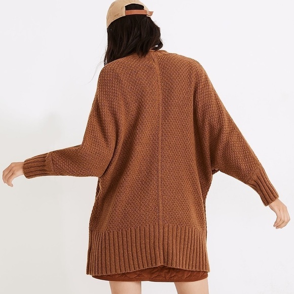 NWT MADEWELL Whitley Open Cardigan Sweater - Picture 3 of 3